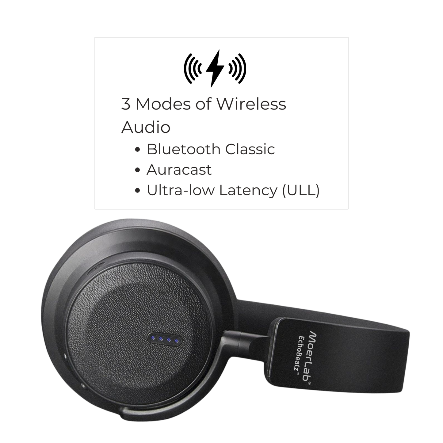 EchoBeatz™ 主動降噪Auracast™ 無線耳機 (配發射器)