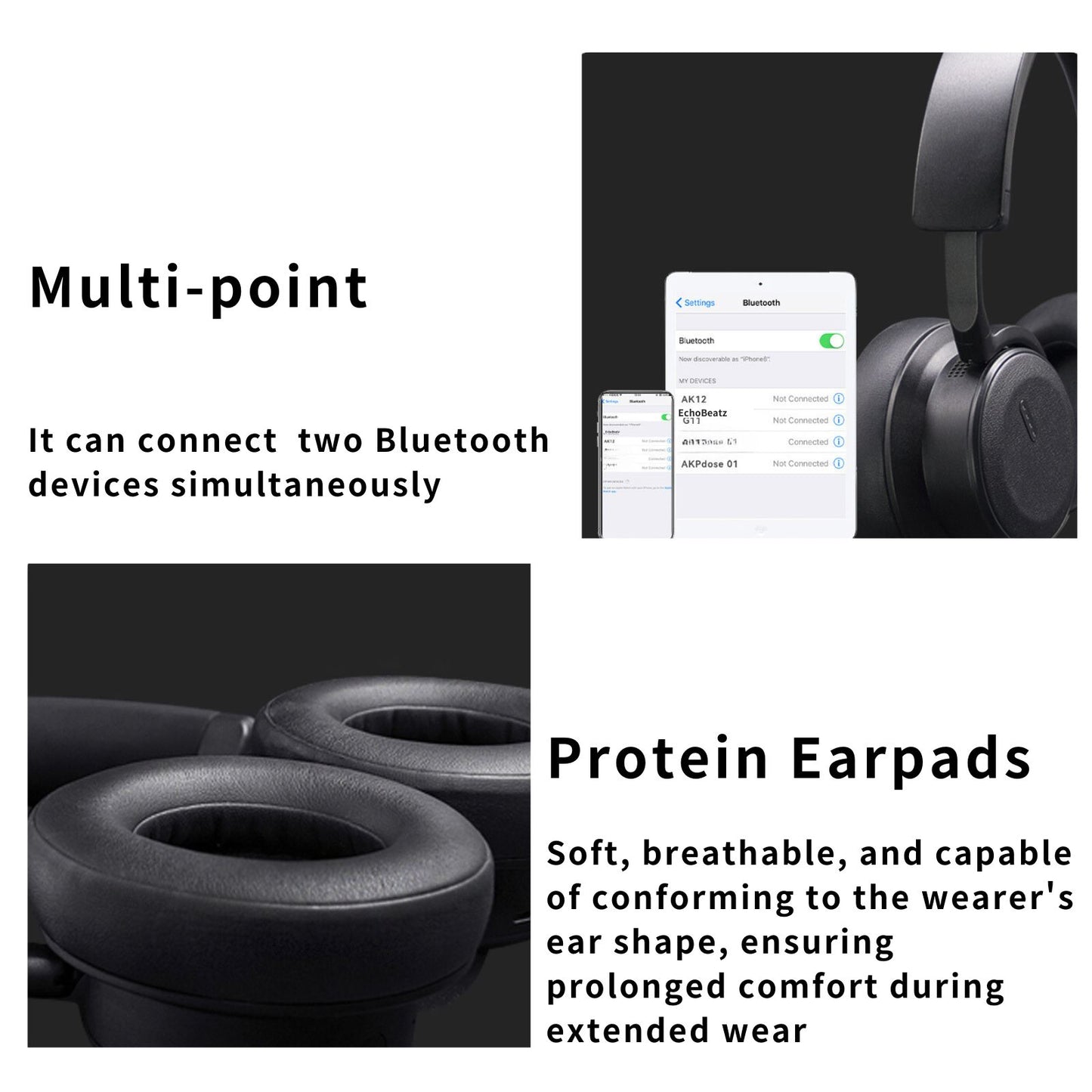 EchoBeatz™主動降噪藍牙Auracast 無線耳機